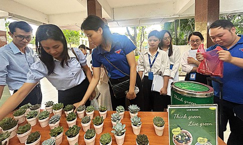 Tuổi trẻ Bộ Y tế góp sức xây dựng môi trường làm việc xanh