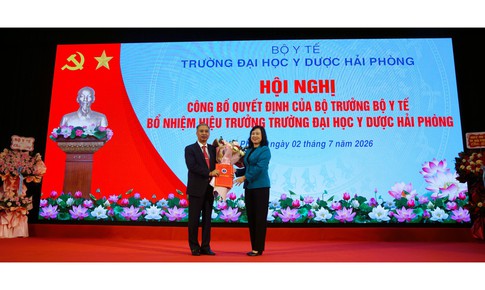 PGS.TS.BS Nguyễn Văn Khải tiếp tục giữ chức Hiệu trưởng Trường Đại học Y Dược Hải Phòng