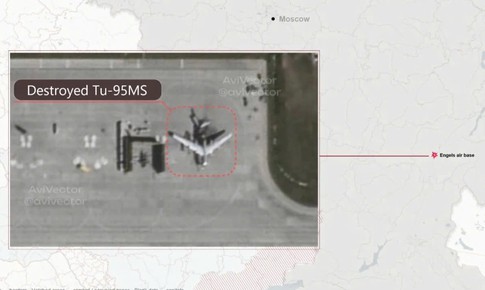 Ảnh vệ tinh hé lộ số phận máy bay Tu-95 Nga sau đòn tập kích từ Ukraine