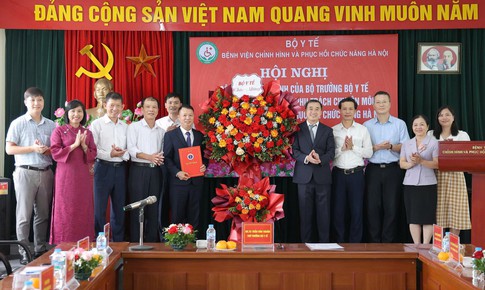 Bộ Y tế điều động, bổ nhiệm Phó Giám đốc phụ trách chuyên môn Bệnh viện Chỉnh hình và Phục hồi chức năng Hà Nội