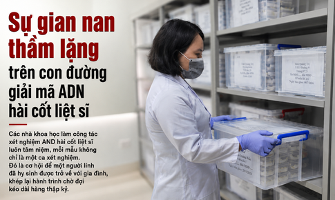 Sự gian nan thầm lặng trên con đường giải mã ADN hài cốt liệt sĩ