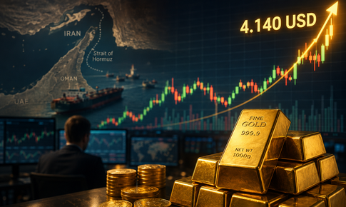 Giá vàng thế giới vượt 4.100 USD