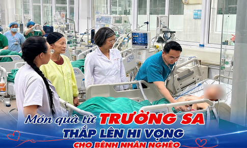 Món quà từ Trường Sa thắp lên hi vọng cho bệnh nhân nghèo