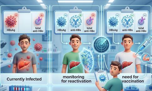 Xét nghiệm viêm gan B: HBsAg âm tính nhưng vì sao cách xử trí lại khác nhau?