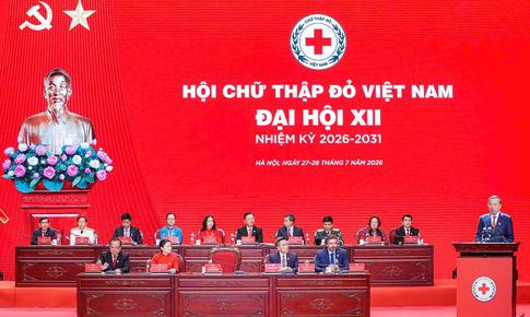 Khai mạc Đại hội đại biểu toàn quốc Hội Chữ thập đỏ Việt Nam lần thứ XII