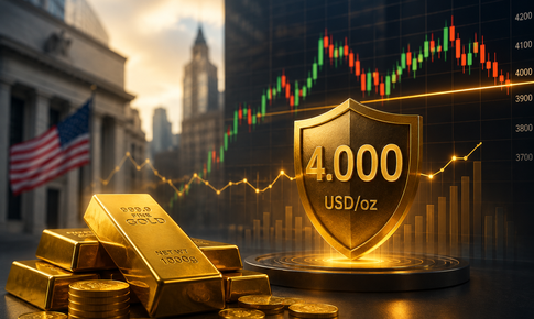 Giá vàng thế giới sáng 28/7 giữ vững mức 4.000 USD