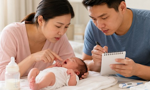 Ọc sữa khác nôn bất thường như thế nào?