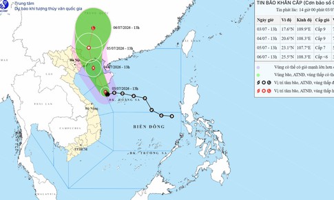 Bão số 1 còn khả năng thay đổi hướng di chuyển, miền Bắc có nơi mưa lớn đến 500mm