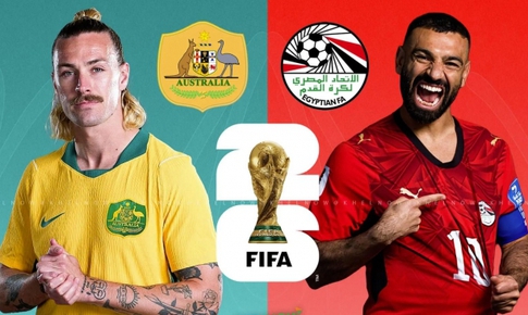 Kênh và link xem trực tiếp Australia vs Ai Cập - vòng 1/16 World Cup 2026 ngày 4/7