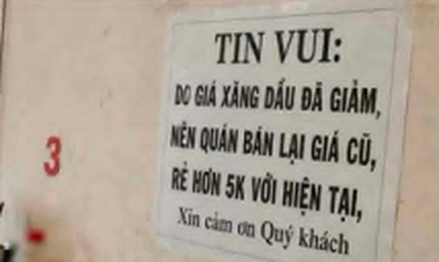 Giá xăng giảm, giá hàng ăn có hạ nhiệt?