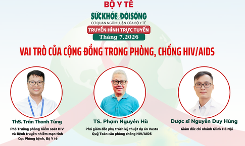 Truyền hình trực tuyến: 'VAI TRÒ CỦA CỘNG ĐỒNG TRONG PHÒNG, CHỐNG HIV/AIDS'