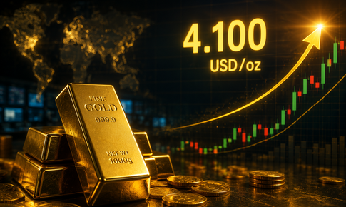 Giá vàng thế giới sáng 30/7 vượt 4.100 USD sau khi Fed giữ nguyên lãi suất
