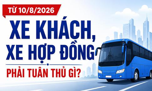 Xe khách, xe hợp đồng phải tuân thủ quy định gì?