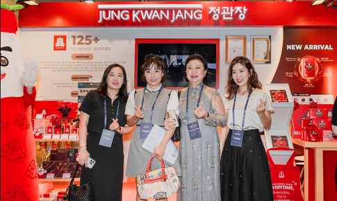 Hồng sâm KGC Jung Kwan Jang ghi dấu ấn tại triển lãm K-Trend Vina Expo 2026
