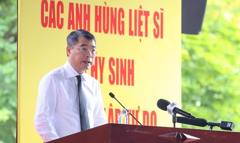 Thủ tướng dự lễ triển khai tìm kiếm, quy tập hài cốt liệt sĩ tại Công viên Lê Thị Riêng