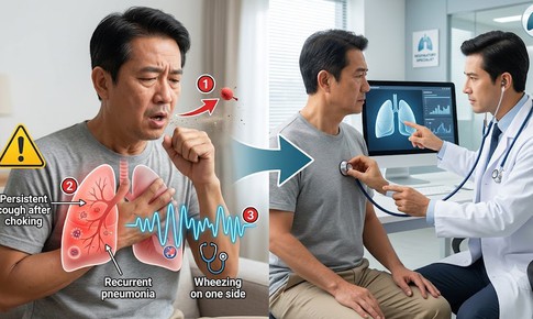 Người già ho dai dẳng sau khi ăn: Khi nào cần khám hô hấp?
