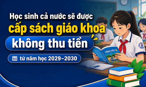 Học sinh cả nước sẽ được cấp sách giáo khoa
