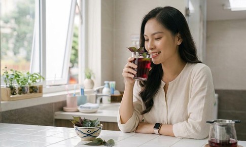 Mẹo uống nước lá tía tô để hỗ trợ làn da khỏe đẹp