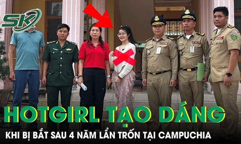 Hotgirl thản nhiên tạo dáng khi bị bắt sau 4 năm lẩn trốn