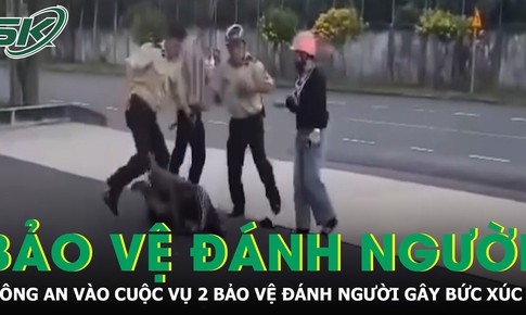 Người đàn ông bị 2 bảo vệ đánh ngã giữa đường, công an vào cuộc xác minh