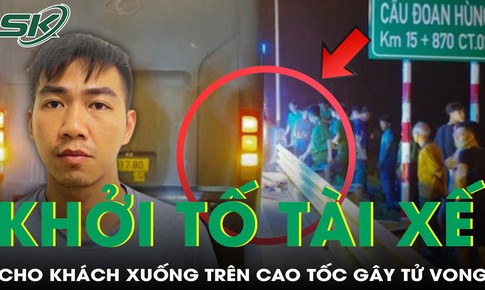 Khởi tố tài xế cho hành khách xuống xe trên cao tốc khiến một người tử vong
