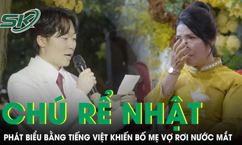Chú rể Nhật phát biểu bằng tiếng Việt trong đám cưới khiến bố mẹ rơi nước mắt