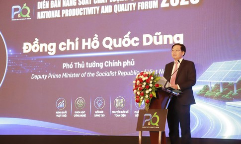 Phó Thủ tướng Hồ Quốc Dũng: Không có lựa chọn nào khác ngoài nâng cao năng suất