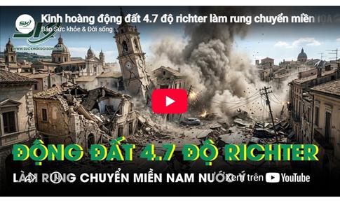Động đất 4.7 độ richter làm rung chuyển miền Nam nước Ý, nhiều công trình hư hại nặng nề