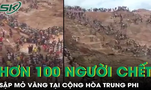 Thảm kịch sập mỏ vàng khiến hơn 100 người bị chôn vùi tại Cộng hòa Trung Phi