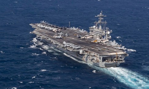 Tàu sân bay USS George Washington Mỹ cán mốc 200.000 lượt 'bắt' máy bay