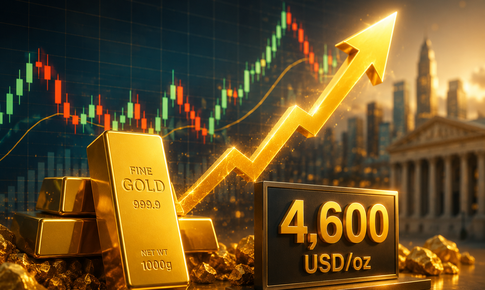 Giá vàng thế giới sáng 22/8 vượt 4.600 USD