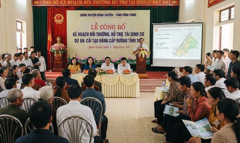 Từ 1/9/2026 thông tin về giá đất, bồi thường, tái định cư phải được công khai