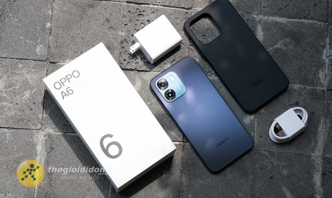 Trên tay nhanh OPPO A6: Pin lớn 7.000 mAh, sạc nhanh 45W