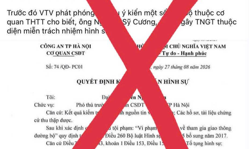 Phạt 12 triệu đồng người đăng văn bản giả mạo quyết định khởi tố của cơ quan điều tra