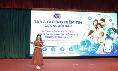Truyền thông y tế cần chuyển từ tư duy 'cung cấp thông tin' sang 'tạo dựng niềm tin'