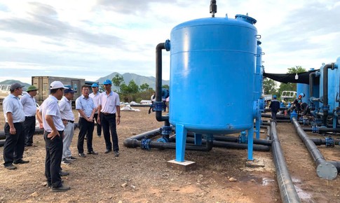 Thiếu nước sạch ở Chân Mây - Lăng Cô: Vận hành trạm xử lý 4.000m3/ngày đêm