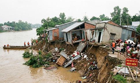 Đăng ký biến động đất đai khi diện tích đất trong sổ đỏ thu hẹp do sạt lở