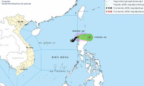 Bão số 3 di chuyển ra khỏi Biển Đông
