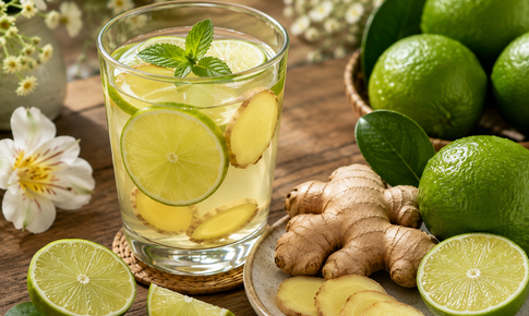 Lợi ích của nước chanh gừng