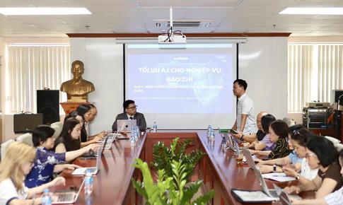 Báo Sức khỏe và Đời sống đẩy mạnh chuyển đổi số: Tổ chức tập huấn chuyên sâu kỹ năng ứng dụng AI trong sản xuất nội dung