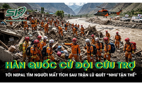 Hàn Quốc cử đội cứu trợ khẩn cấp tới Nepal tìm người mất tích sau trận lũ quét