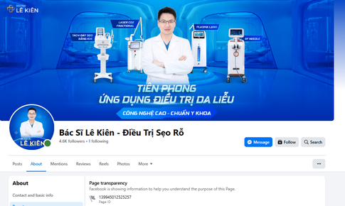 Các trang Bác sĩ Lê Kiên đồng loạt gỡ thương hiệu Bệnh viện 198, VTV
