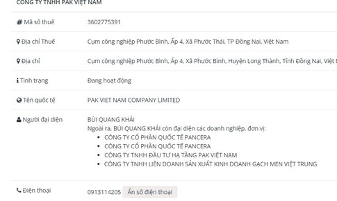 PAK Việt Nam vi phạm công bố thông tin về trái phiếu