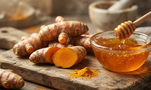 Cách làm mờ nám, tàn nhang bằng nghệ tươi và mật ong