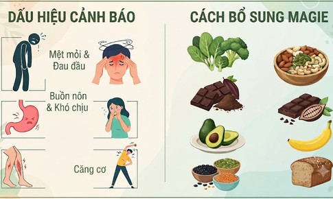 9 dấu hiệu cơ thể không nhận đủ magie, vậy bổ sung thế nào?