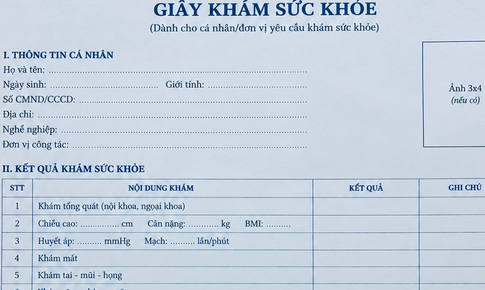 Bộ Y tế yêu cầu chấn chỉnh việc cấp giấy khám sức khỏe với 'thời gian rất nhanh'