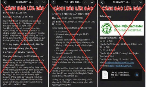Bệnh viện Bạch Mai cảnh báo thủ đoạn lừa đảo người bệnh 'khám nhanh', 'lấy kết quả sớm'