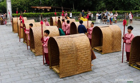 Trường thi xưa 'sống lại' giữa Văn Miếu Sơn Tây