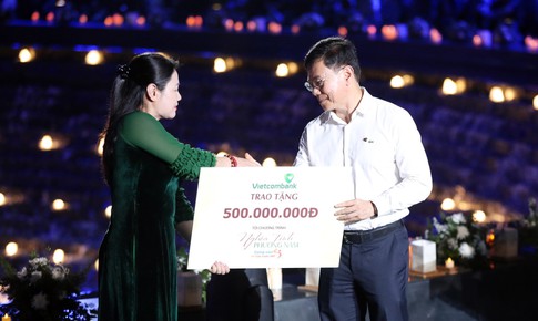 Vietcombank trao tặng 500 triệu đồng cho trẻ em khó khăn do Covid-19