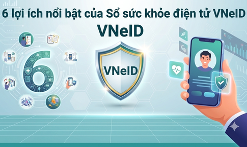 Infographic: 6 lợi ích nổi bật của Sổ sức khỏe điện tử VNeID người dân cần biết